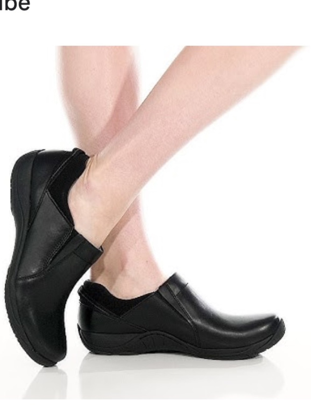 Dansko Neci Black Leather Waterproof Slip-On Loafer Women’s Size 40